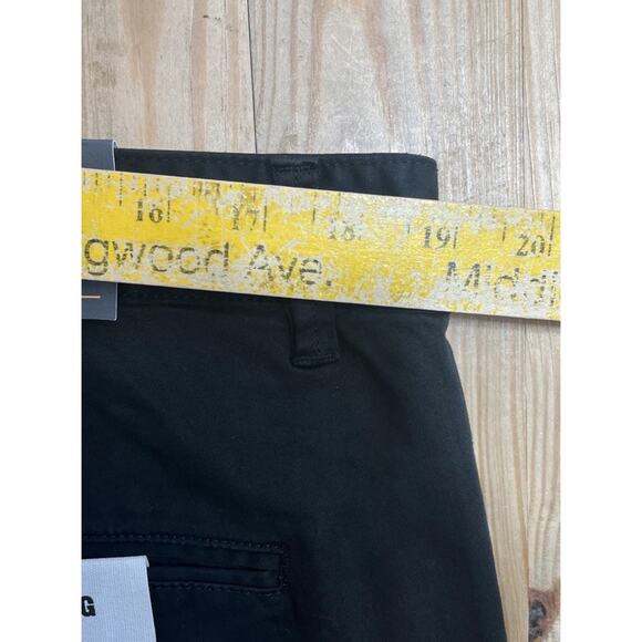 Johnny Bigg Mens Size 38x32 Black Slim Fit Stretch Chino Pants Zip Fly NWT - Picture 8 of 9